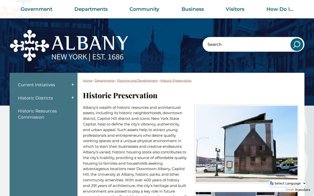 Albany neighbors historic preservation and district context